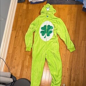 Care Bears Lime Green Onesie with Shamrock